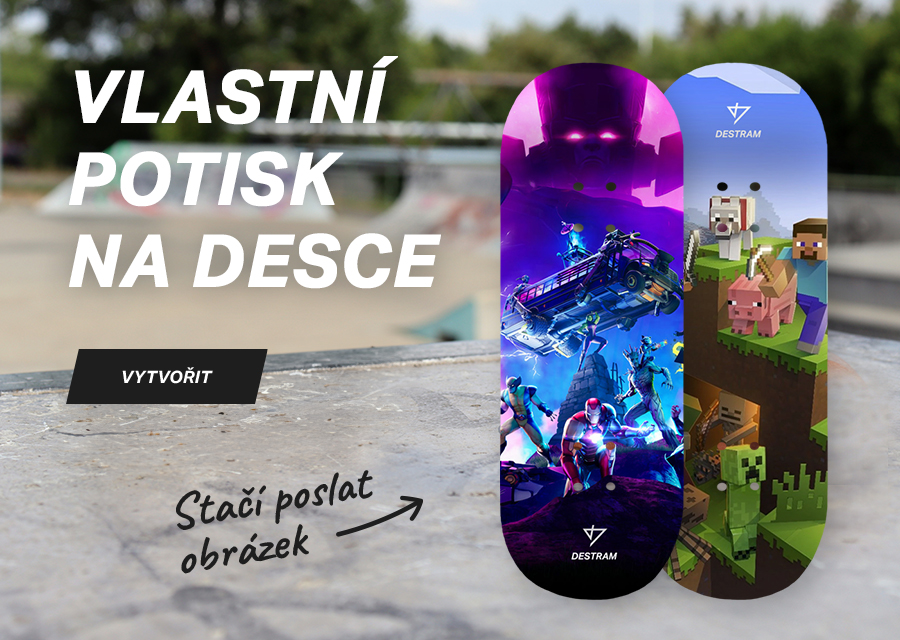 Fingerboard s vlastním potiskem