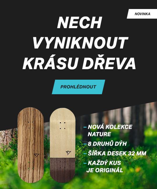 Dřevěný fingerboard komplet NATURE
