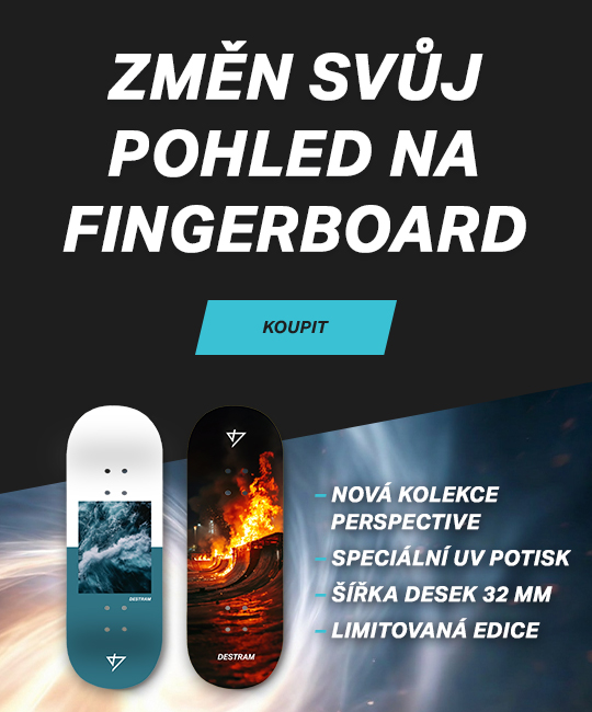 Dřevěný fingerboard Destram PERSPECTIVE