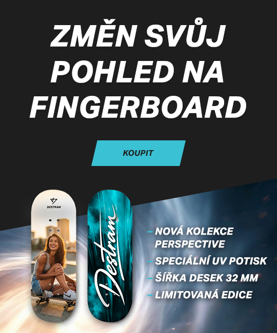 Dřevěný fingerboard Destram PERSPECTIVE