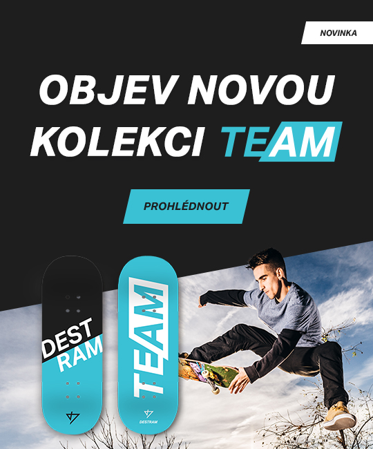 Dřevěný fingerboard Destram TEAM