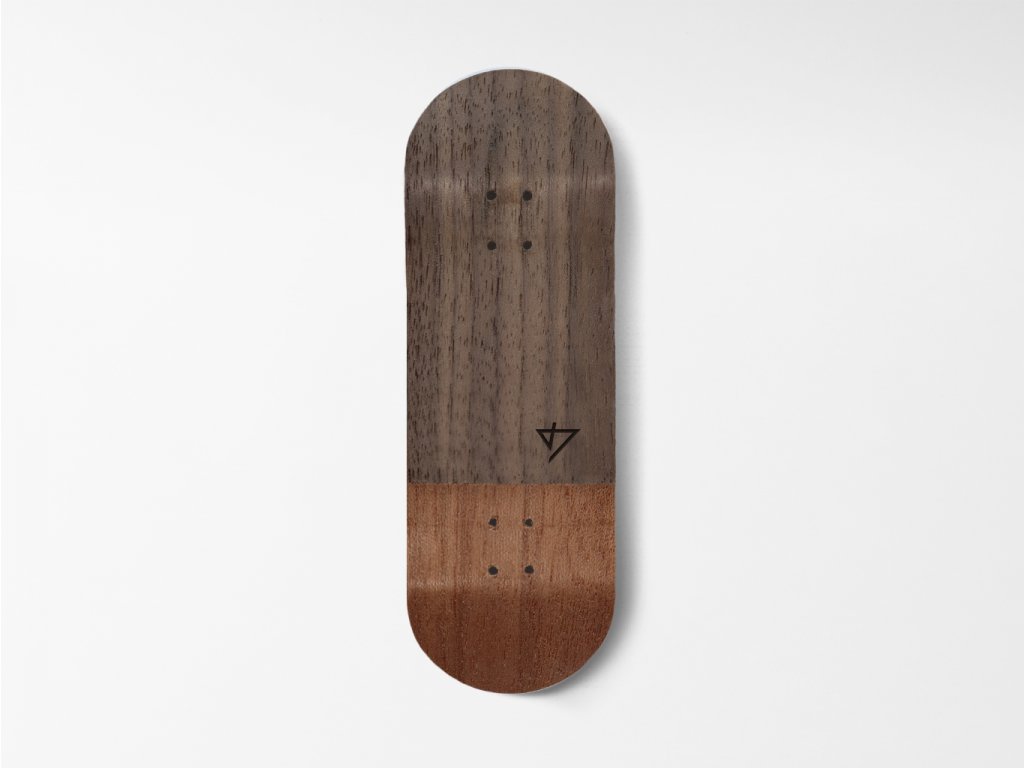 Dřevěná fingerboard deska NATURE Sapele x Hruška