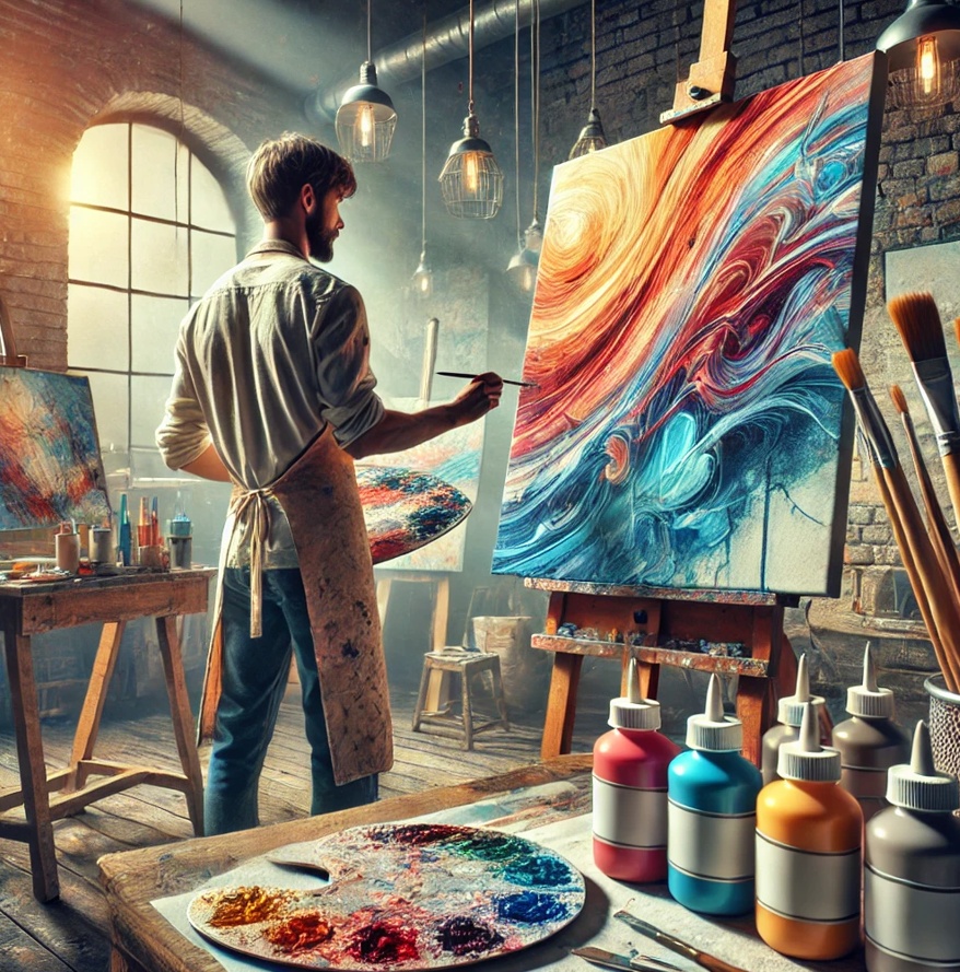 Jak začít s abstraktní malbou?