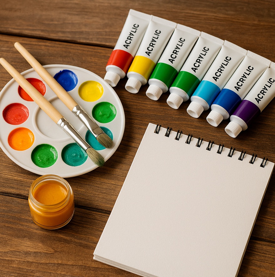 Akrylové barvy - jak s nimi začít bez obav?