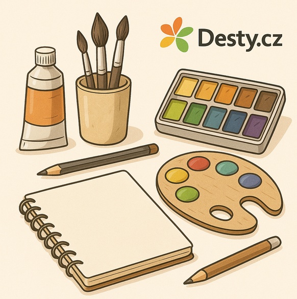 Výtvarné potřeby pro úplné začátečníky