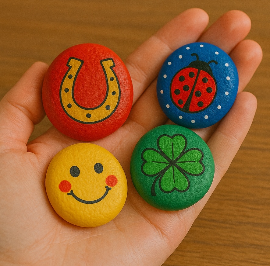 Kamínky pro štěstí: Jak namalovat symboly štěstí?