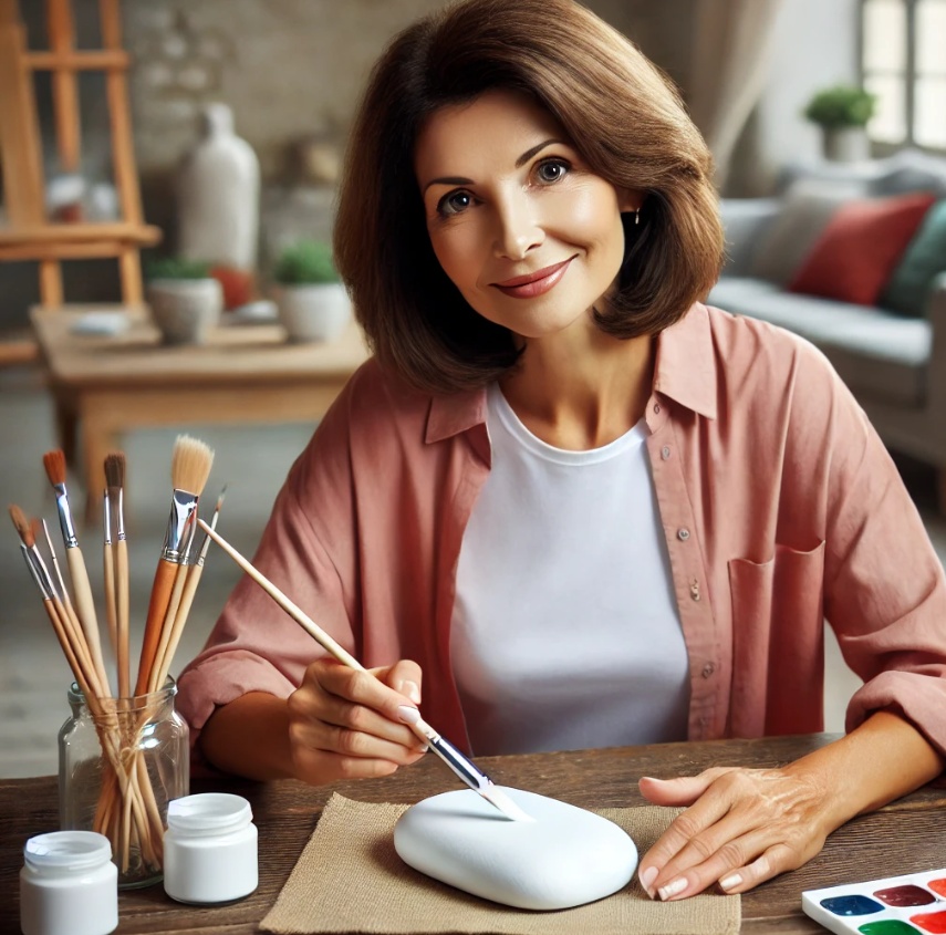 Jak malovat na tmavé kamínky?