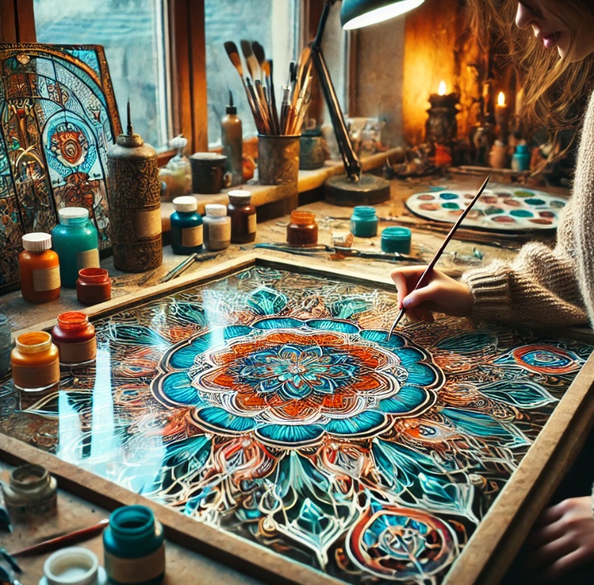 Malování na sklo - jaké barvy a pomůcky vybrat pro trvanlivé výsledky