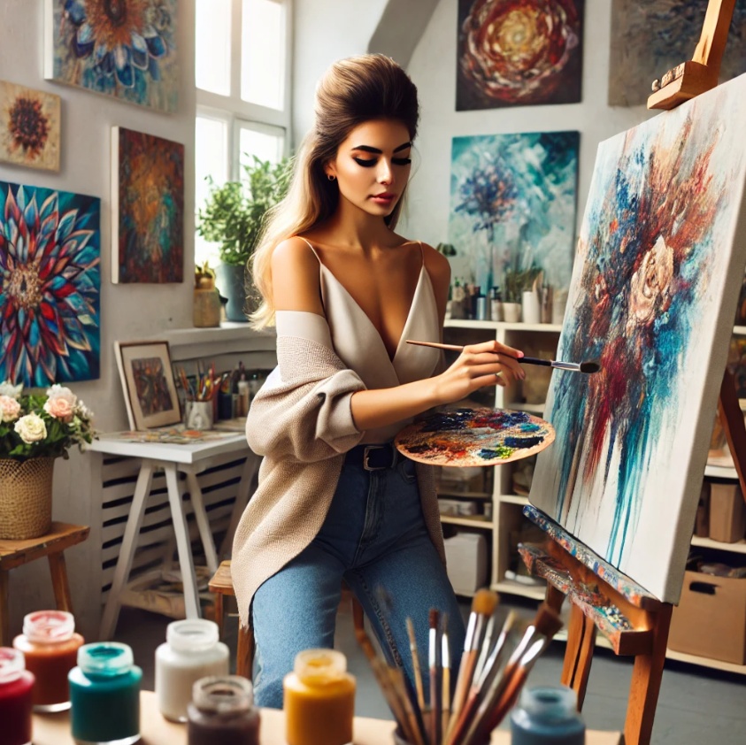 Malování na plátno - jak začít s akrylovými barvami?