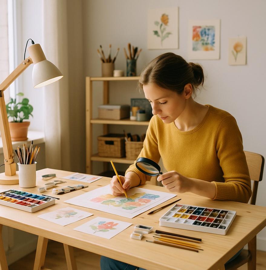 Jak si doma vytvořit mini ateliér pro tvoření