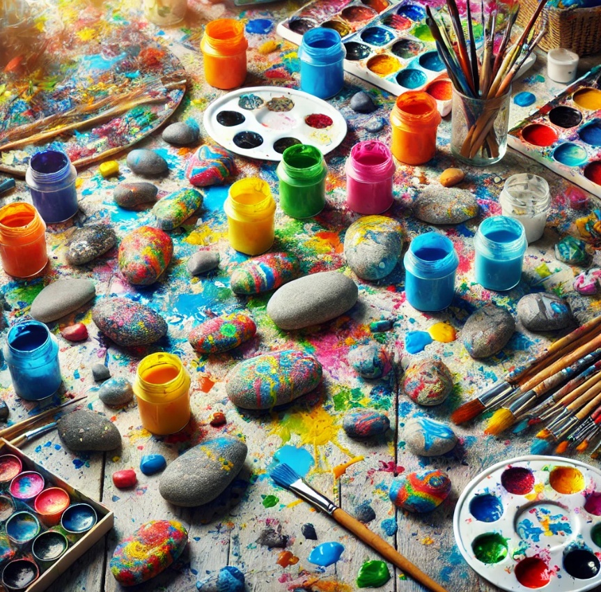 Jak udržet čistotu a pořádek při malování kamínků s dětmi?