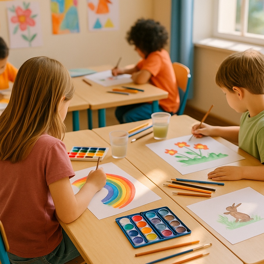 Nový školní rok - výtvarná výchova v novém nádechu