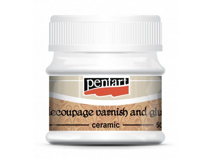 Lepidlo a lak Decoupage na keramiku PENTART 50 ml