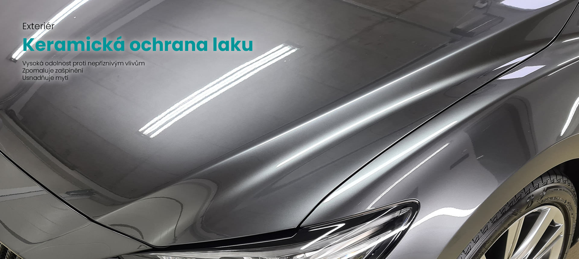 Keramická ochrana laku