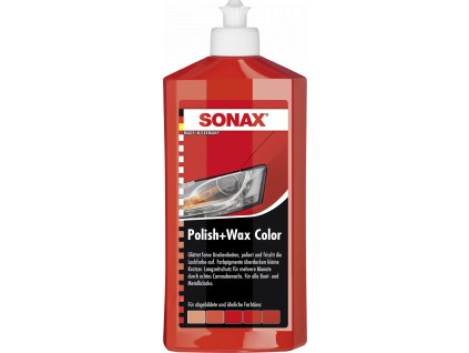 296400 sonax polish wax color rot 500ml