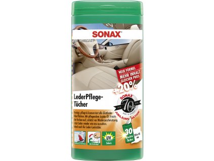 412300 sonax leder pflege tucher 25ks