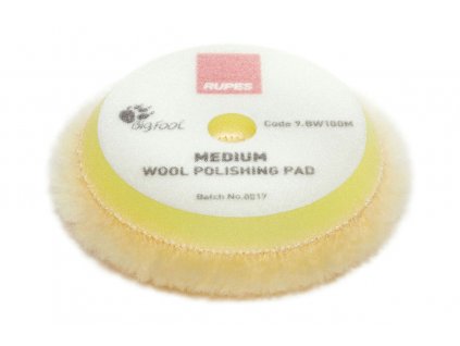 Rupes Wool Polishing Foam Pad Medium 80/90mm leštící kotouč