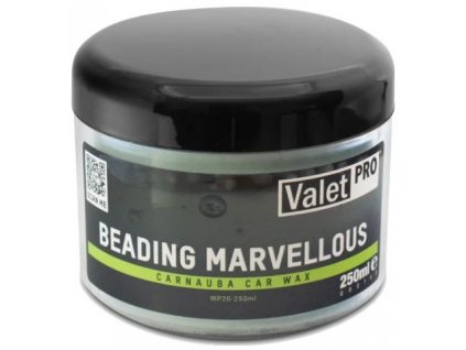 ValetPro Beading Marvellous Carnauba Wax 250ml tvrdý vosk