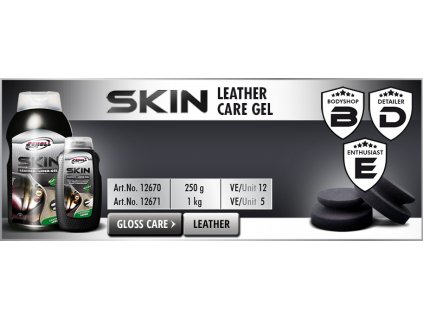 Scholl SKIN Leather Care Gel 1kg mléko na kůži