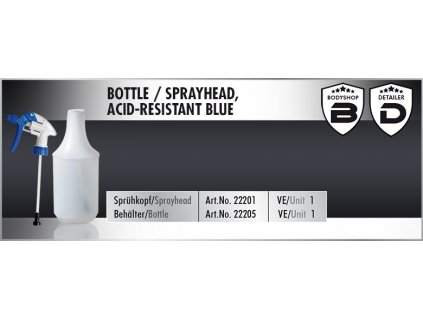 Scholl Sprayhead acid-resistant blue chemicky odolný rozprašovač
