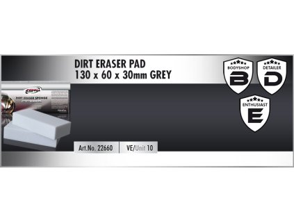 Scholl DIRT ERASER Pad grey čistící houbička