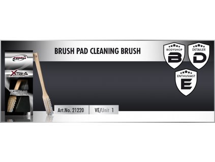 Scholl BRUSH Pad Cleaning Brush kartáč na leštící kotouče