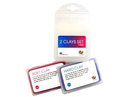 Tac System Clay Bar Set 2x100g sada měkkého a tvrdého claye