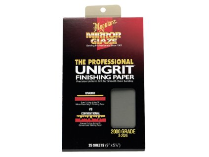 Meguiars Unigrit Finishing Paper 2000 Grit6 1 ks unikatniho brusneho papiru 2018418152042