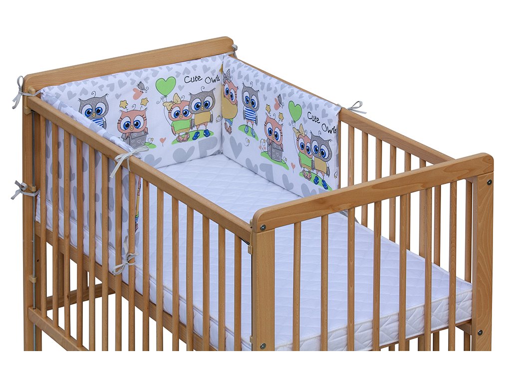 4964 2 mantinel do postylky 4dilny kulisek 180 x 30 cm seda