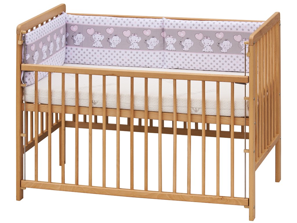 5006 3 mantinel do postylky 4dilny scarlett gusto 180 x 30 cm ruzova