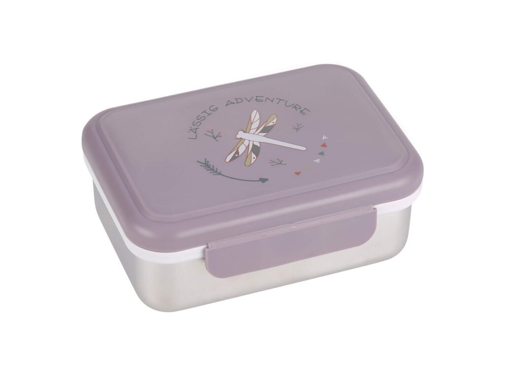 LÄSSIG Lunchbox Stainless Steel Adventure dragonfly