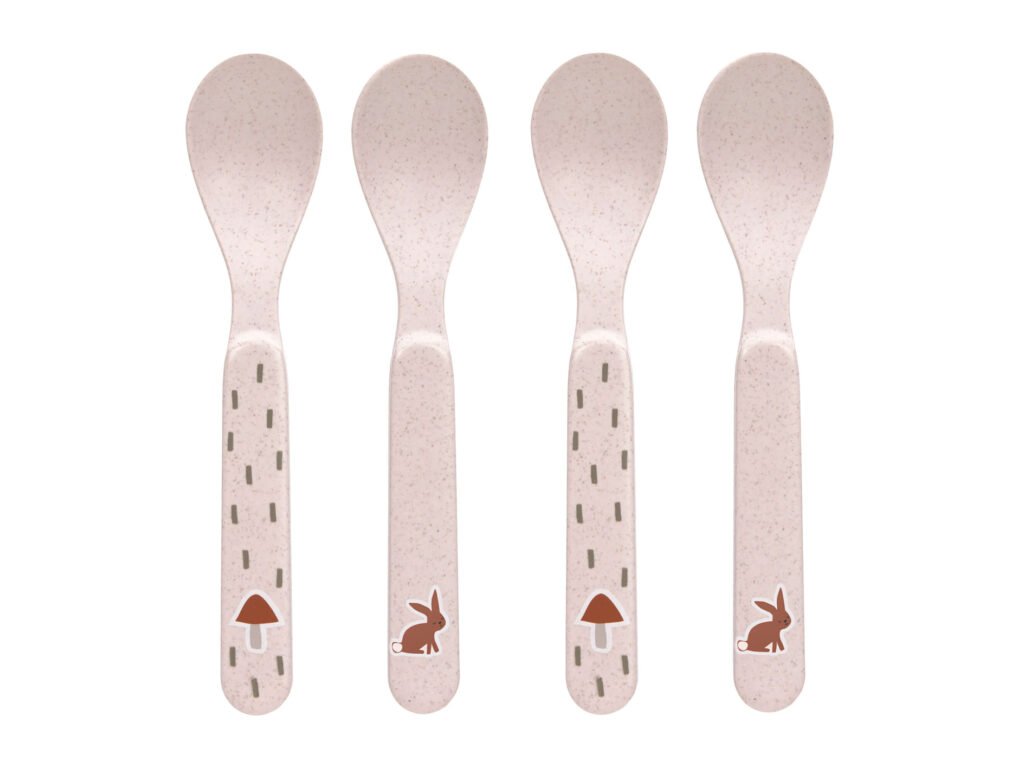 LÄSSIG Spoon Set PP/Cellulose Little Forest rabbit