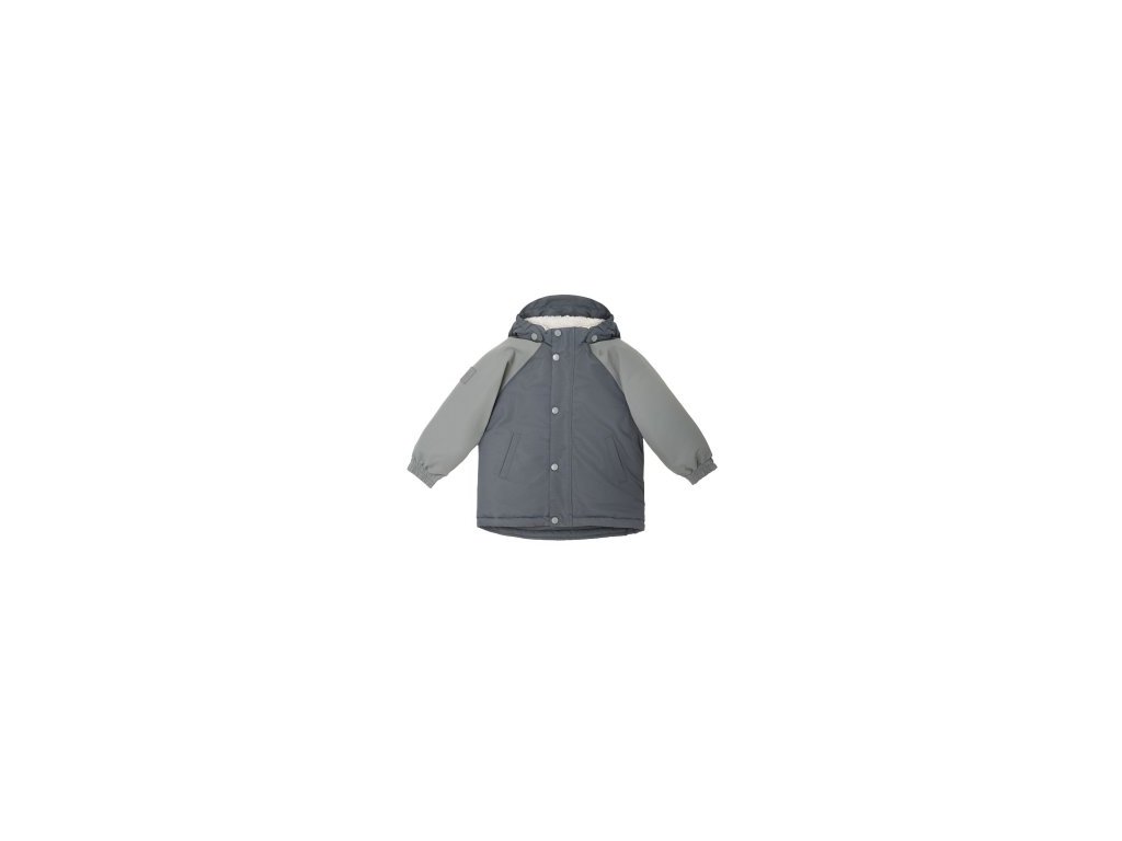 LEOKID Zimní bunda Color Block Fjord Gray vel. 2 - 3 roky (vel. 92)