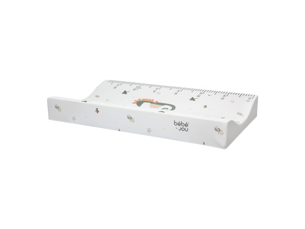 28663 prebalovaci podlozka dvoustranna bebe jou ocean vibes 72x44 cm bilo zelena6800022 oceanvibes