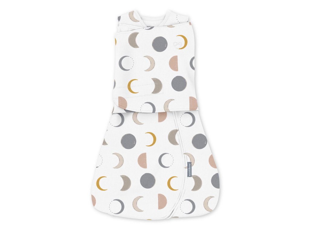 INGENUITY Zavinovačka bavlněná ulitka konvertibilní s volným rukávem TOG 1 SwaddleMe™ Dash Lines 3m+