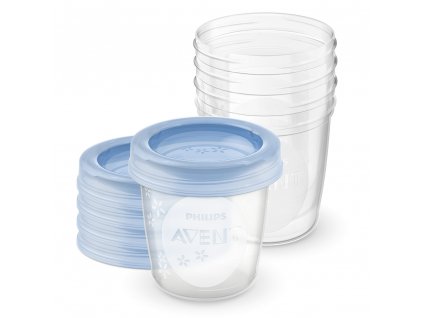 Philips AVENT VIA pohárky s víčkem 180 ml, 5 ks