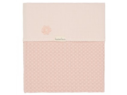 Koeka Deka Antwerp 75x100, waffle/flanel, shadow pink/light shadow pink