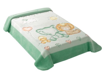3473 2 deka pro miminko 547 zelena 80 x 110 cm