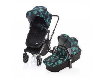 SET Kočárek Evoque + Barevný set, S/BL_Jungle