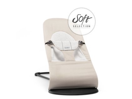 Babybjorn lehátko Soft Beige/Grey cotton Jersey(0)