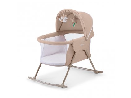 KINDERKRAFT Postýlka dětská 3v1 Lovi Beige