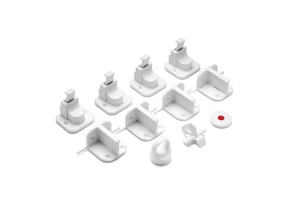 11348 10 reer zamek magneticky na dvirka 4ks babystar cz