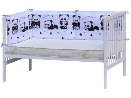6734 3 mantinel do postylky 4dilny scarlett panda 210 x 40 cm bila