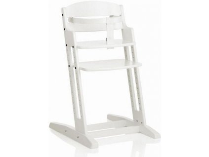 Baby Dan Dřevěná jídelní židlička BabyDan DanChair White