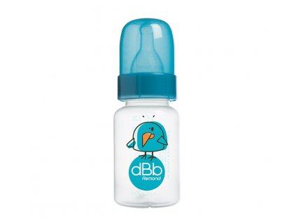 dBb Remond dBb lahvička Dodo PP 120ml, savička NN.,tyrkysová