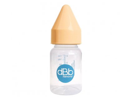 dBb Remond dBb kojenecká lahvička PP 120ml, savička kaučuk, NN, barva Caramel