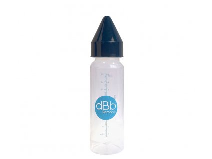 dBb Remond dBb kojenecká lahvička PP 270 ml, savička NN. Kaučuk, Dark Blue