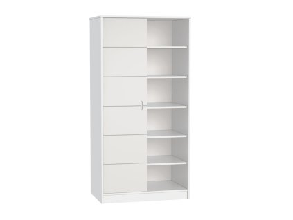 14381 1 satni skrin s posuvnymi dvcermi do detskeho pokoje alda ice glossy