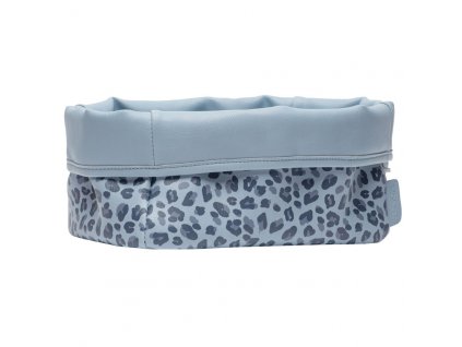 Bebe-Jou Textilní košík na kojenecké potřeby Bébé-Jou Leopard Blue