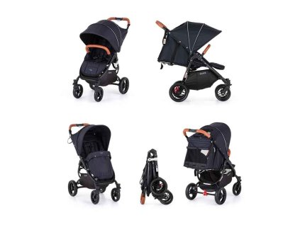 VALCO BABY Kočárek sportovní Snap 4 Flat Matte LTD Edition Deep Blue, ekokůže